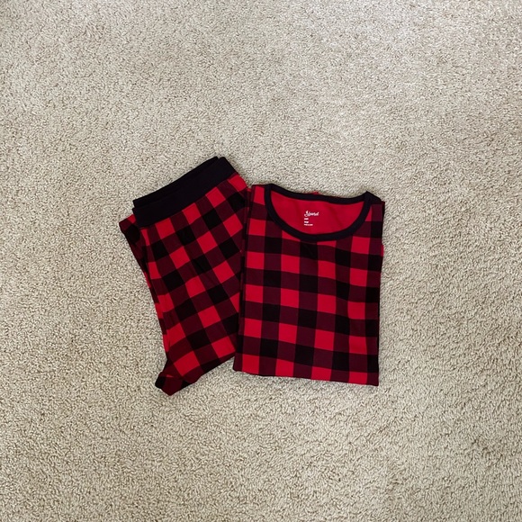 “ZULILY” ❤️ SUPER COOL🖤MEN’S RED/BLACK PLAID PJ’S - Picture 5 of 15